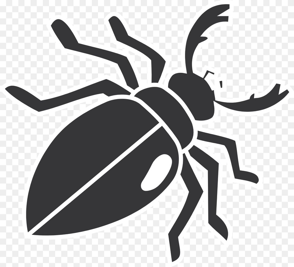 Beetle Insect Wings Legs Mandibles Bug Transparent Beetle Clipart, Animal, Stencil, Wasp, Invertebrate Free Png Download