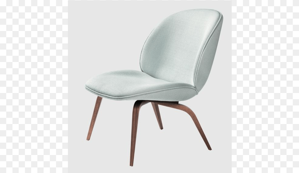 Beetle Lounge Chair With Wood Base Chair, Furniture, Armchair Png