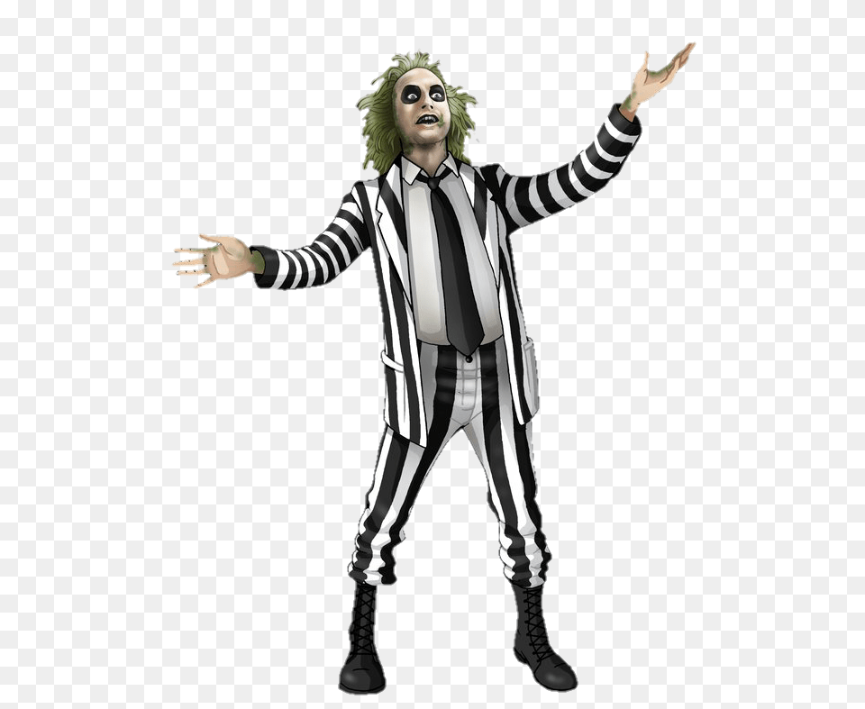Beetlejuice, Clothing, Person, Costume, Adult Png