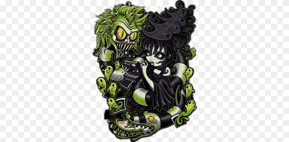 Beetlejuice Beetlejuice T Shirt, Book, Comics, Publication, Art Png