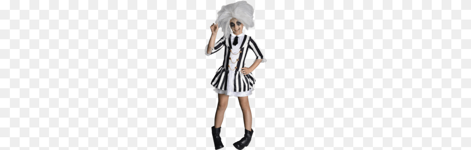 Beetlejuice Fancy Dress Jokers, Clothing, Costume, Person, Child Png Image