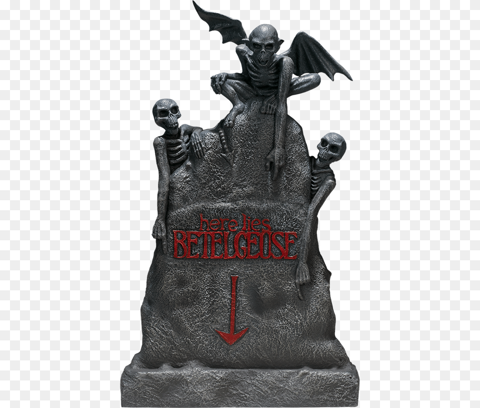 Beetlejuice Tombstone Sixth Scale Figure Related Statue, Accessories, Ornament, Art, Wedding Png Image