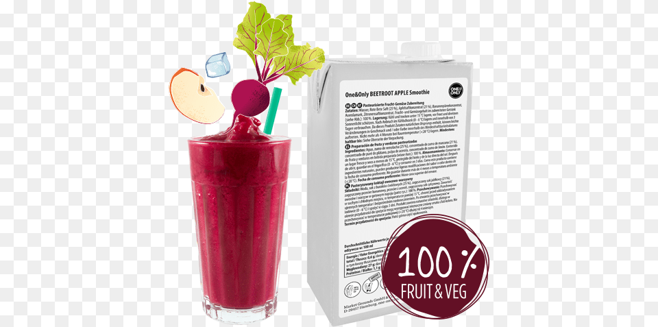 Beetroot Apple Smoothie Smoothie Full Size Milkshake, Beverage, Juice Free Png Download