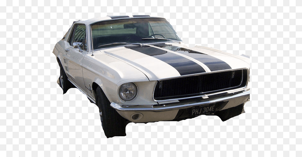 Before After Crash First Generation Ford Mustang, Car, Coupe, Sports Car, Transportation Png Image