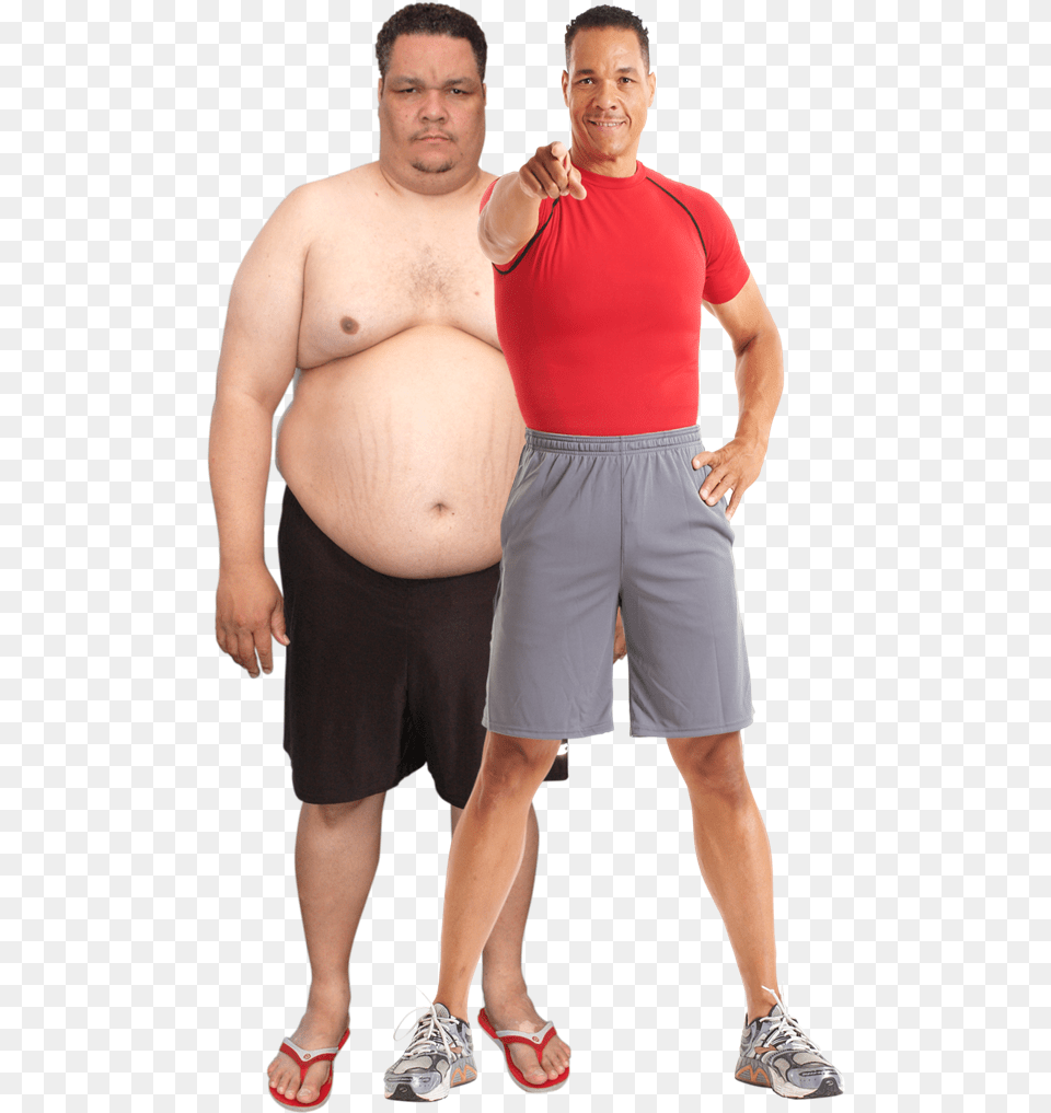 Before And After Weight Loss Transparent, Footwear, Shoe, Clothing, Shorts Free Png Download