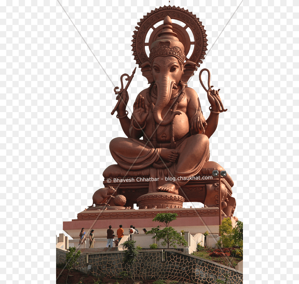 Begdewadi Ganpati Temple Huge Statue Begdewadi Pune, Art, Person, Prayer, Face Free Png Download