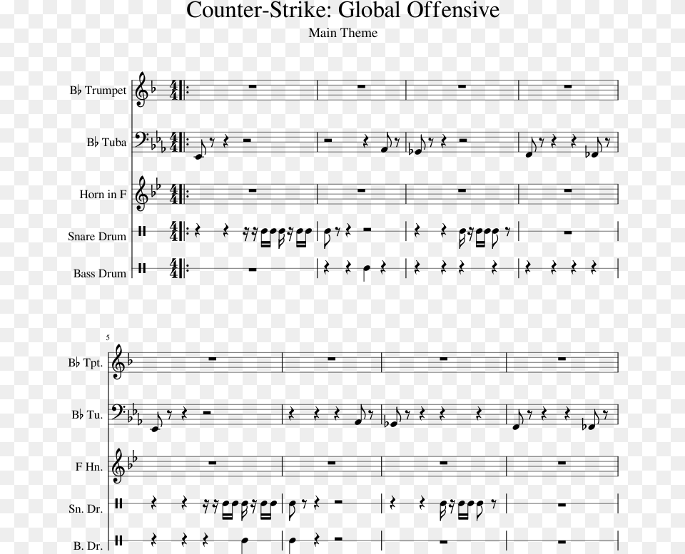 Beggin Drum Sheet Music, Gray Png