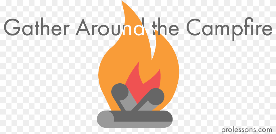 Beginner Acoustic Guitar Songs Gather Around The Campfire Graphic Design, Fire, Flame Png Image