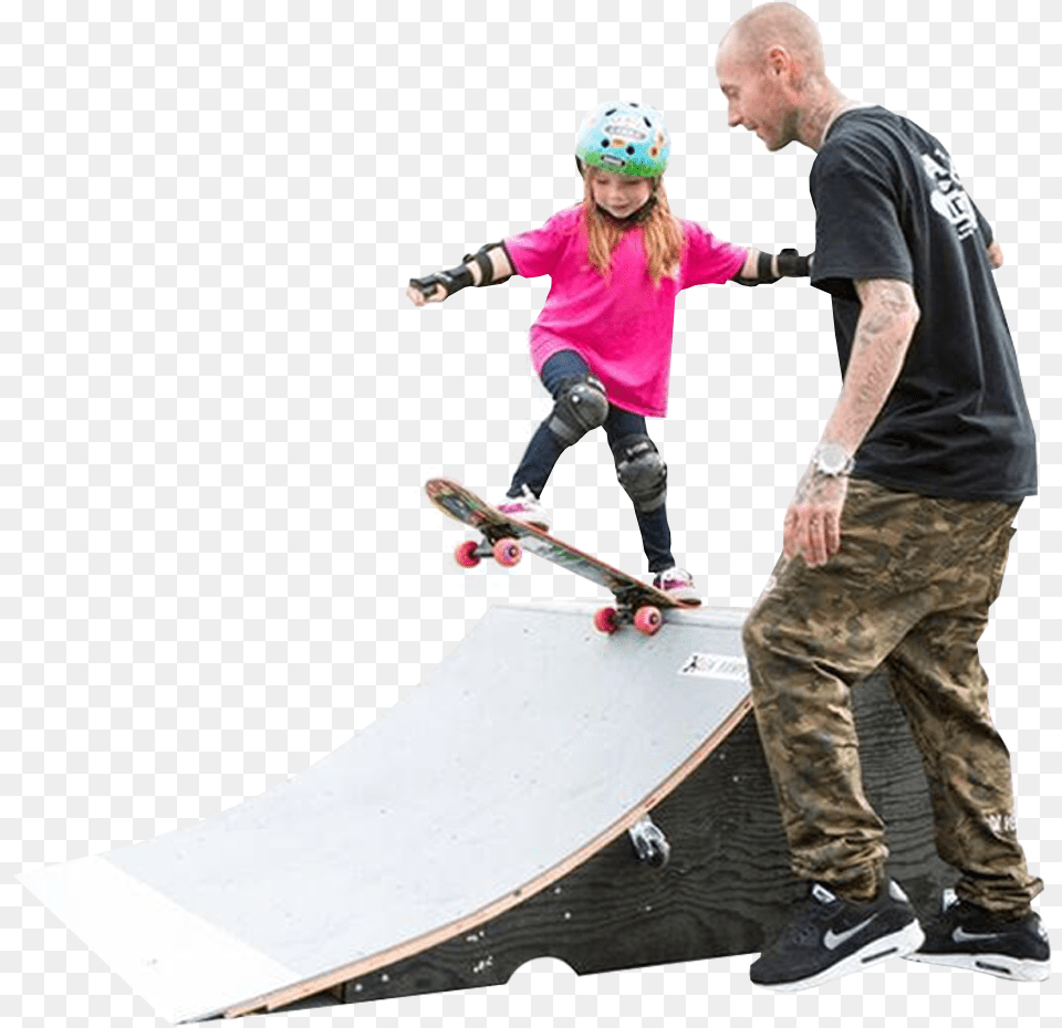 Beginner Training Kids Skateboard, Adult, Child, Person, Female Png