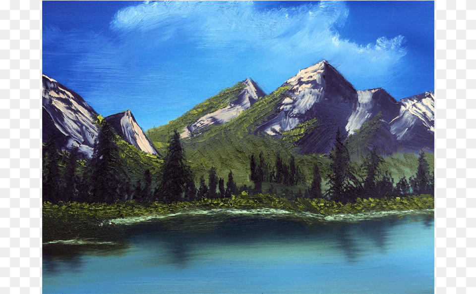 Beginning Acrylic Mountain Paintings, Wilderness, Scenery, Water, Outdoors Free Png