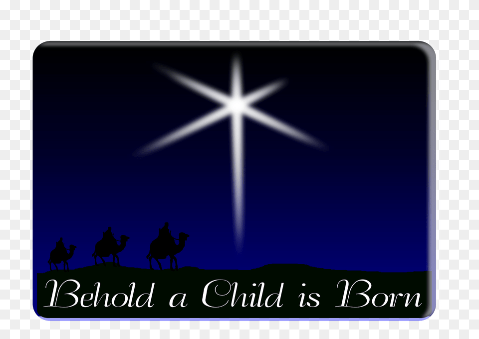 Behold A Child Is Born Clipart, People, Person, Nature, Night Png Image