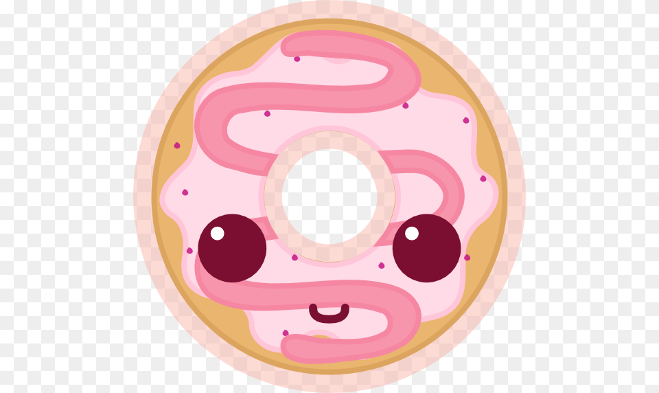 Beholder Image Donut Cute Clipart, Food, Sweets, Disk Free Png Download