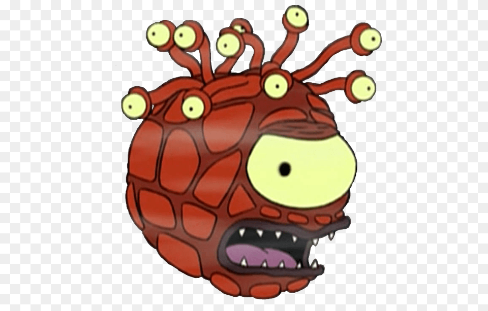 Beholder Monster Cartoon, Toy, Animal, Sea Life Png