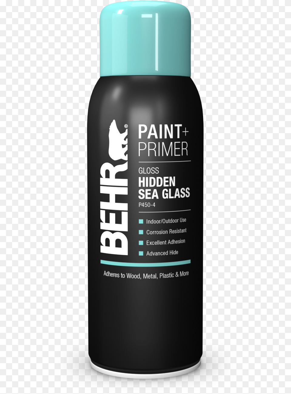 Behr Aerosol Paint And Primer Hidden Sea Glass Spray Behr, Cosmetics, Bottle, Perfume Free Transparent Png