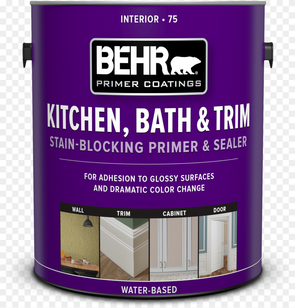 Behr Kitchen And Bath Paint, Paint Container Png Image