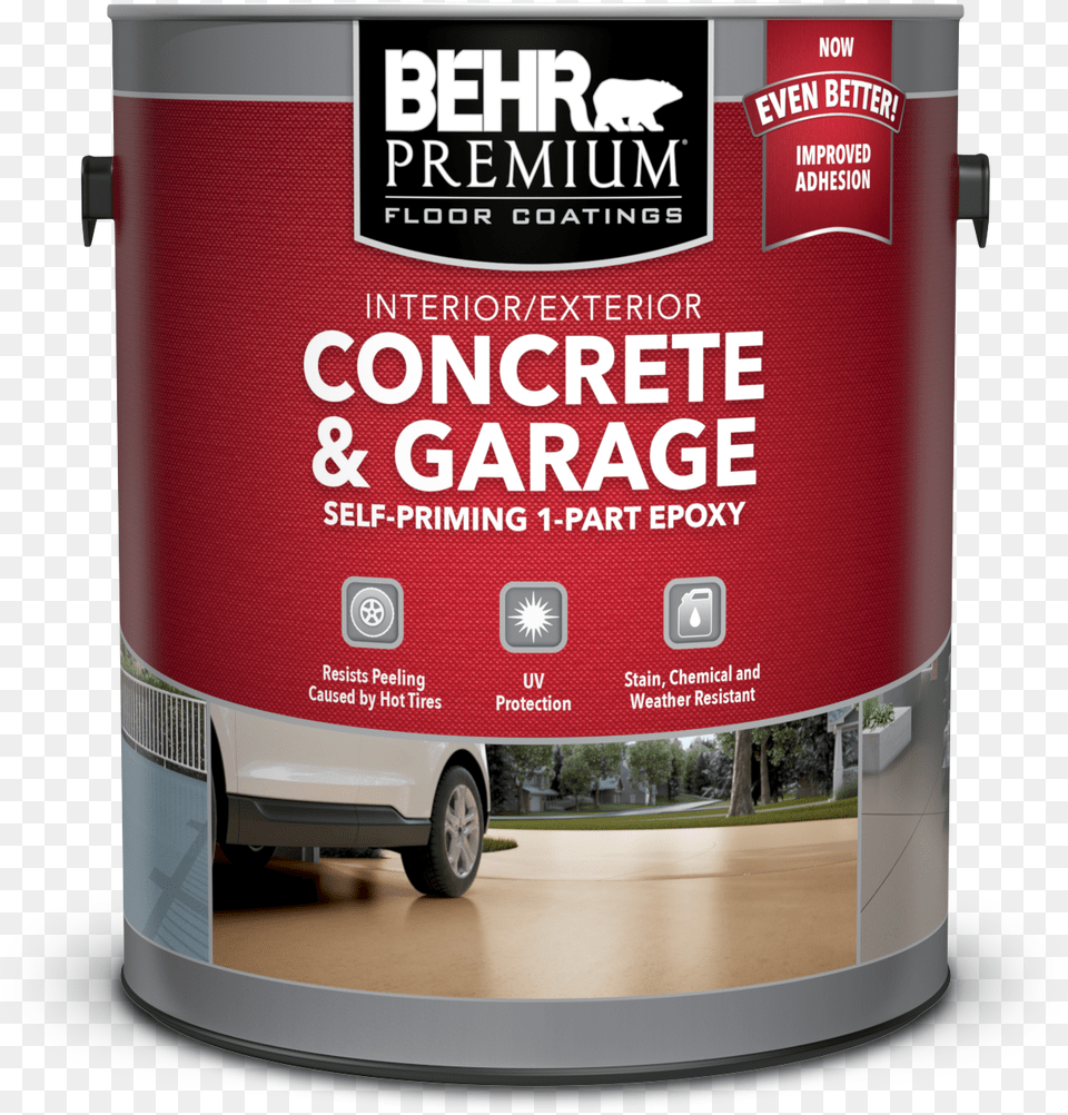 Behr Pintura Epoxica Concreto, Advertisement, Paint Container, Machine, Wheel Png Image