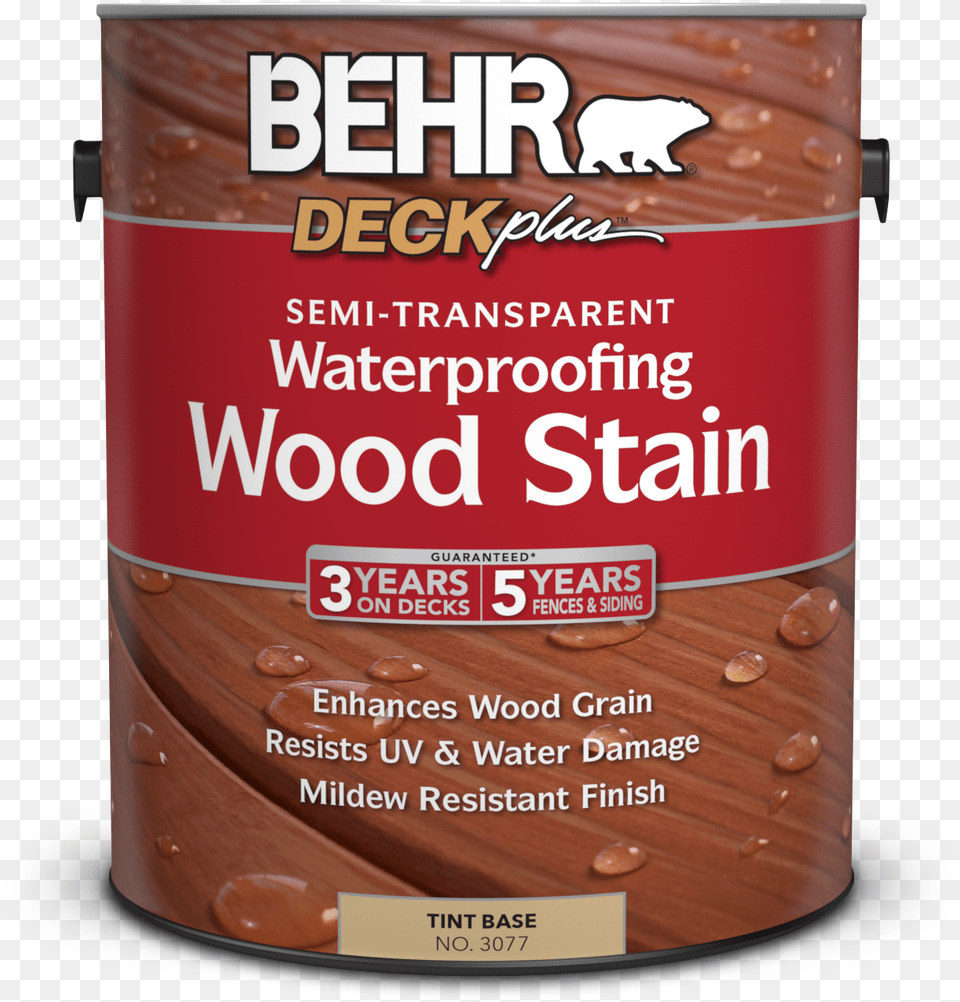 Behr Wood Stain Semi Behr Deck Plus, Can, Tin Png