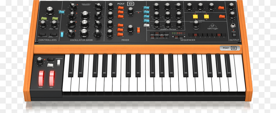 Behringer Poly D, Keyboard, Musical Instrument, Piano Free Png