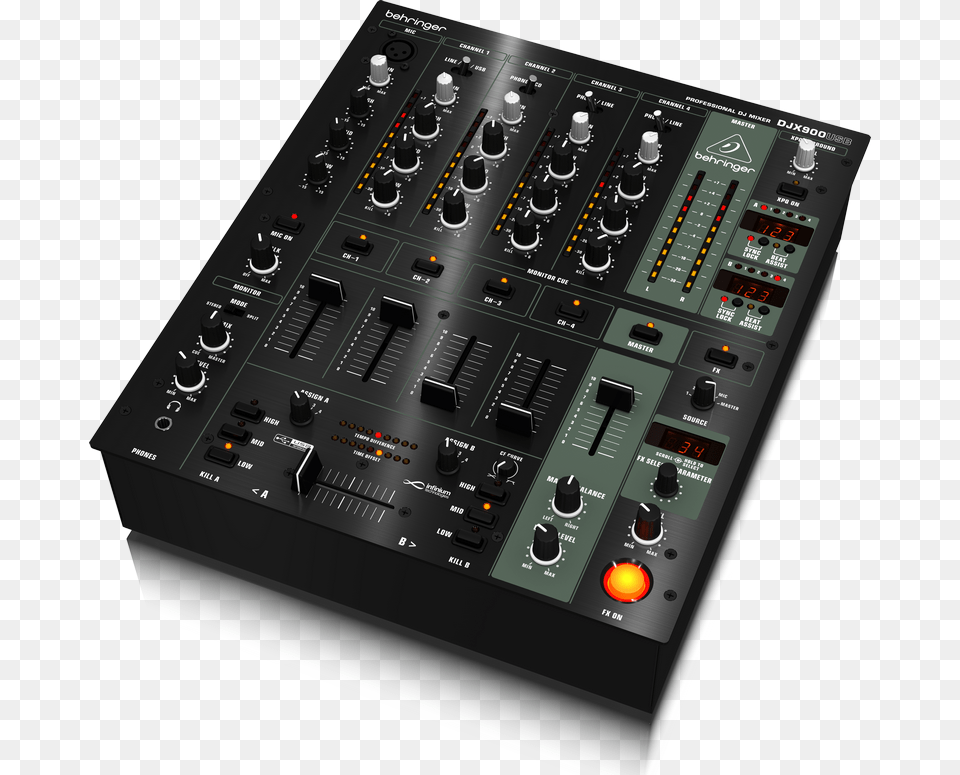 Behringer Pro Mixer Djx900usb Professional 5 Channel Behringer Pro Mixer, Amplifier, Electronics, Indoors Free Png Download