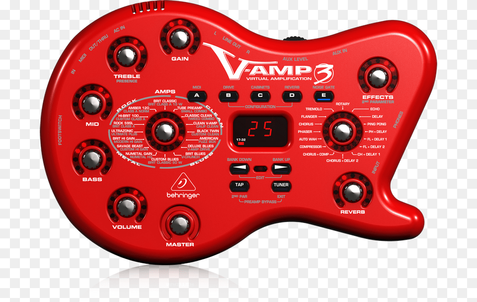 Behringer V Amp 3 Virtual Guitar Amp, Electronics, Speaker, Musical Instrument Png