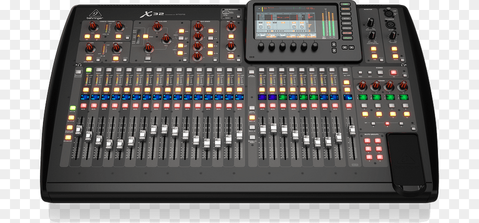 Behringer X32 32 Channel Digital Mixer, Indoors, Room, Studio, Amplifier Free Png