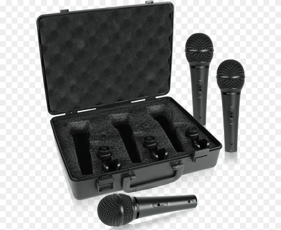Behringer Xm1800s 3 Dynamic Cardioid Vocal And Instrument Behringer Ultravoice Xm1800s 3 Piece Dynamic Microphone, Electrical Device Free Png