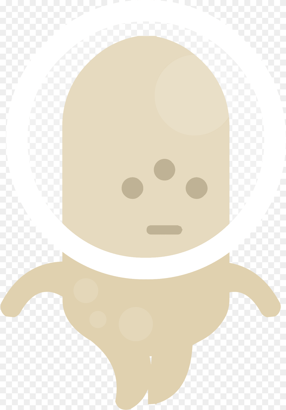 Beige Alien Clipart, Clothing, Hat, Bonnet, Baby Free Png Download