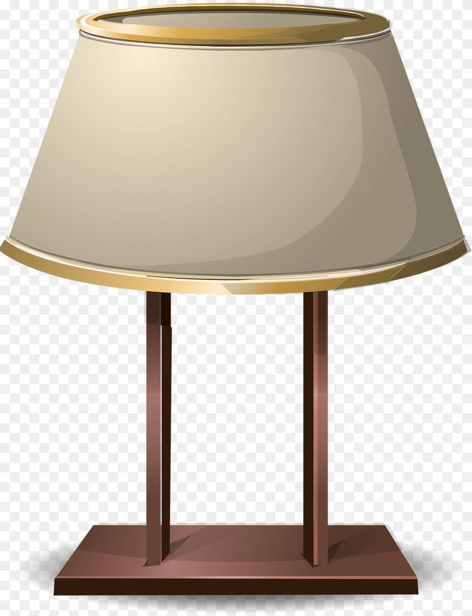 Beige Table Lamp Clipart, Lampshade, Table Lamp Free Png