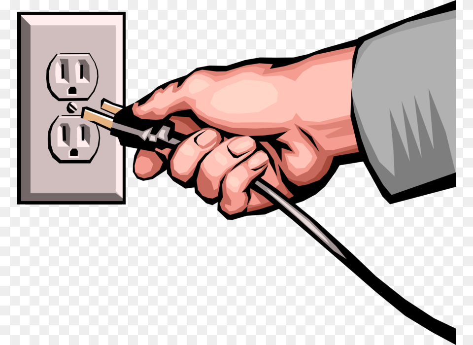 Being Safe With Electricity Clipart Electricity Ac, Adapter, Electronics, Blade, Dagger Png Image