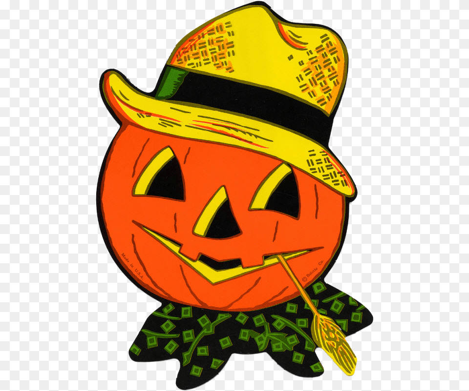 Beistle Halloween Halloween Vintage Jack O Lantern, Festival Free Png
