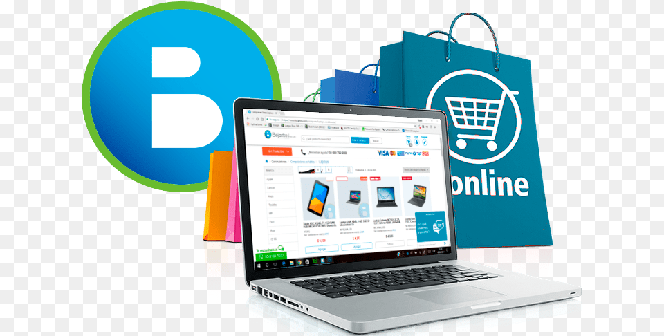 Bejattos Facilities Create Your Online Store Ads, Computer, Electronics, Laptop, Pc Free Transparent Png