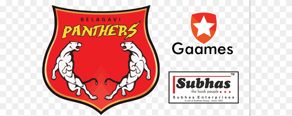 Belagavi Panthers Belagavi Panthers Vs Bijapur Bulls, Armor, Logo, Person, Shield Free Transparent Png