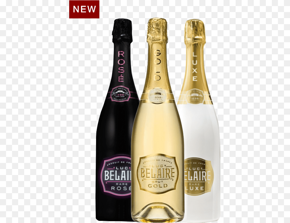 Belair Luc Belaire Rare Rose Sparkling Wine, Bottle, Alcohol, Beverage, Liquor Free Transparent Png