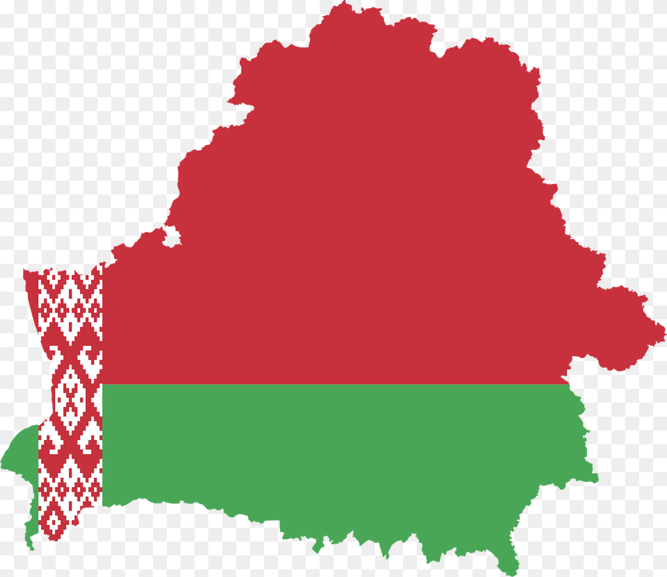Belarus Flag And Map, Person, Art, Graphics Png Image