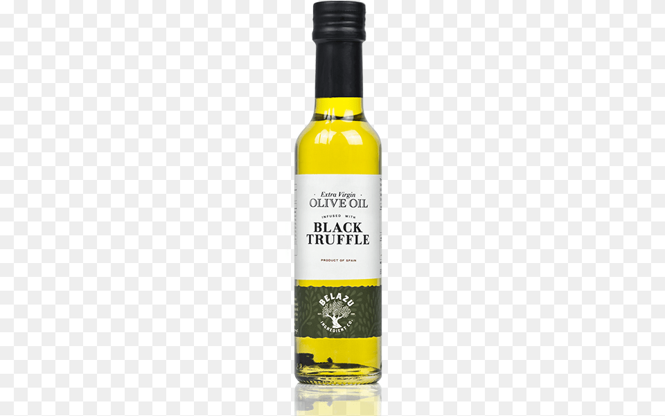 Belazu Black Truffle Extra Virgin Olive Oil Olive Oil, Alcohol, Beverage, Food, Ketchup Free Png