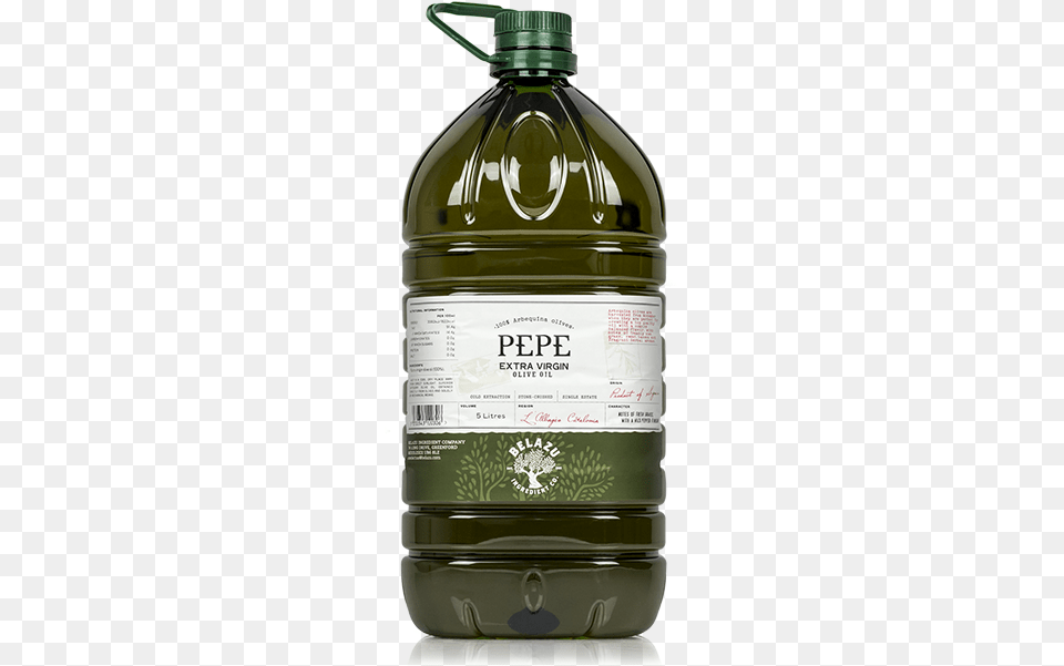 Belazu Pepe Extra Virgin Olive Oil Water Bottle, Shaker, Beverage, Alcohol Png Image