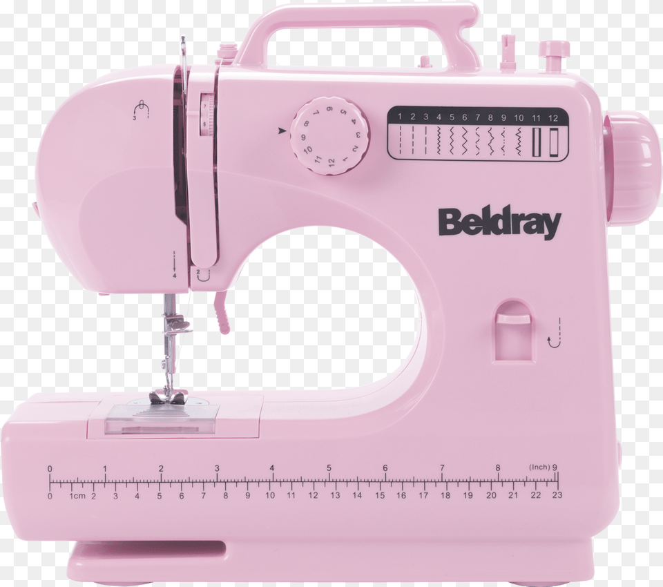 Beldray 12 Stitch Sewing Bundle Pink, Appliance, Device, Electrical Device, Machine Png Image
