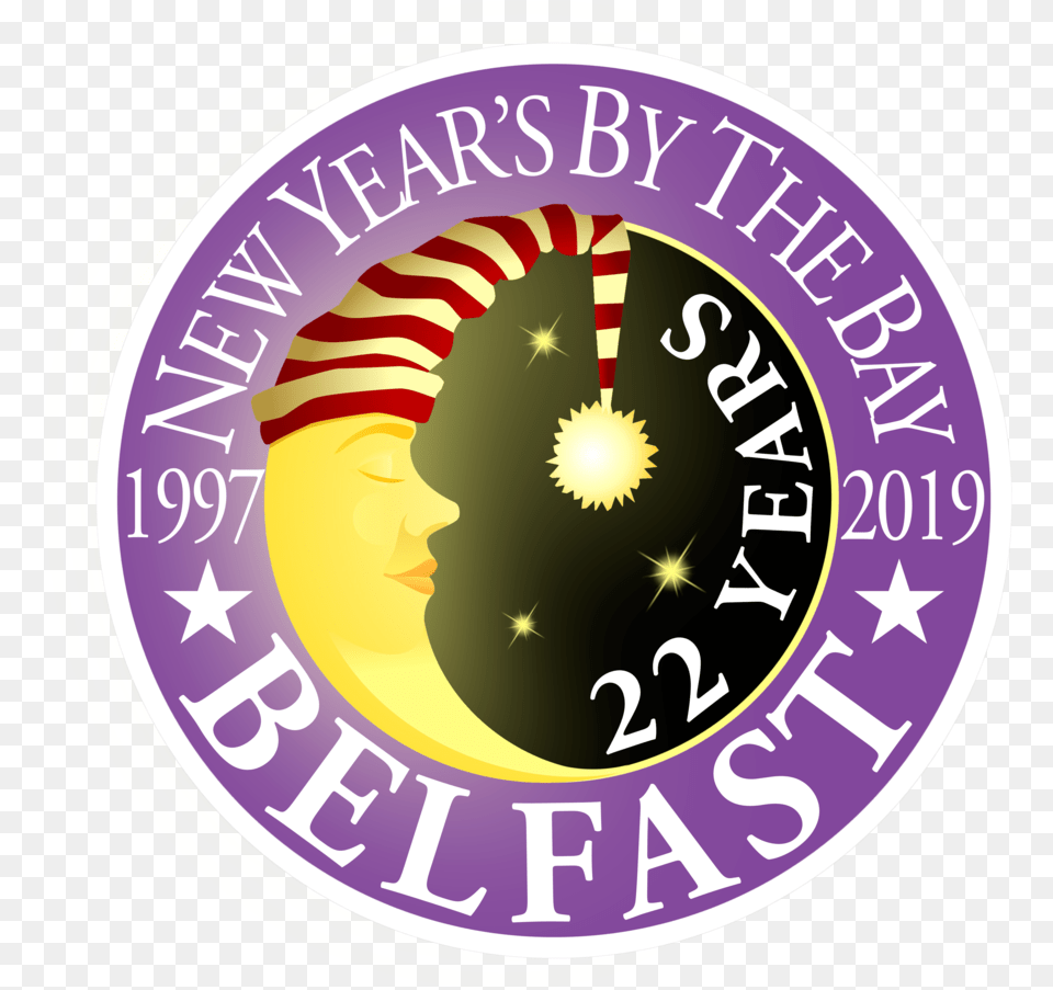 Belfast New Years 2019 Circle, Logo, Badge, Symbol, Face Free Png Download