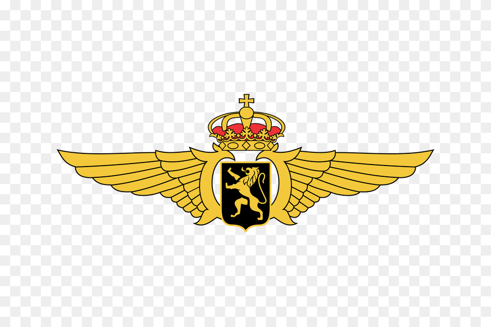 Belgian Air Force Logo, Emblem, Symbol, Animal, Bird Png