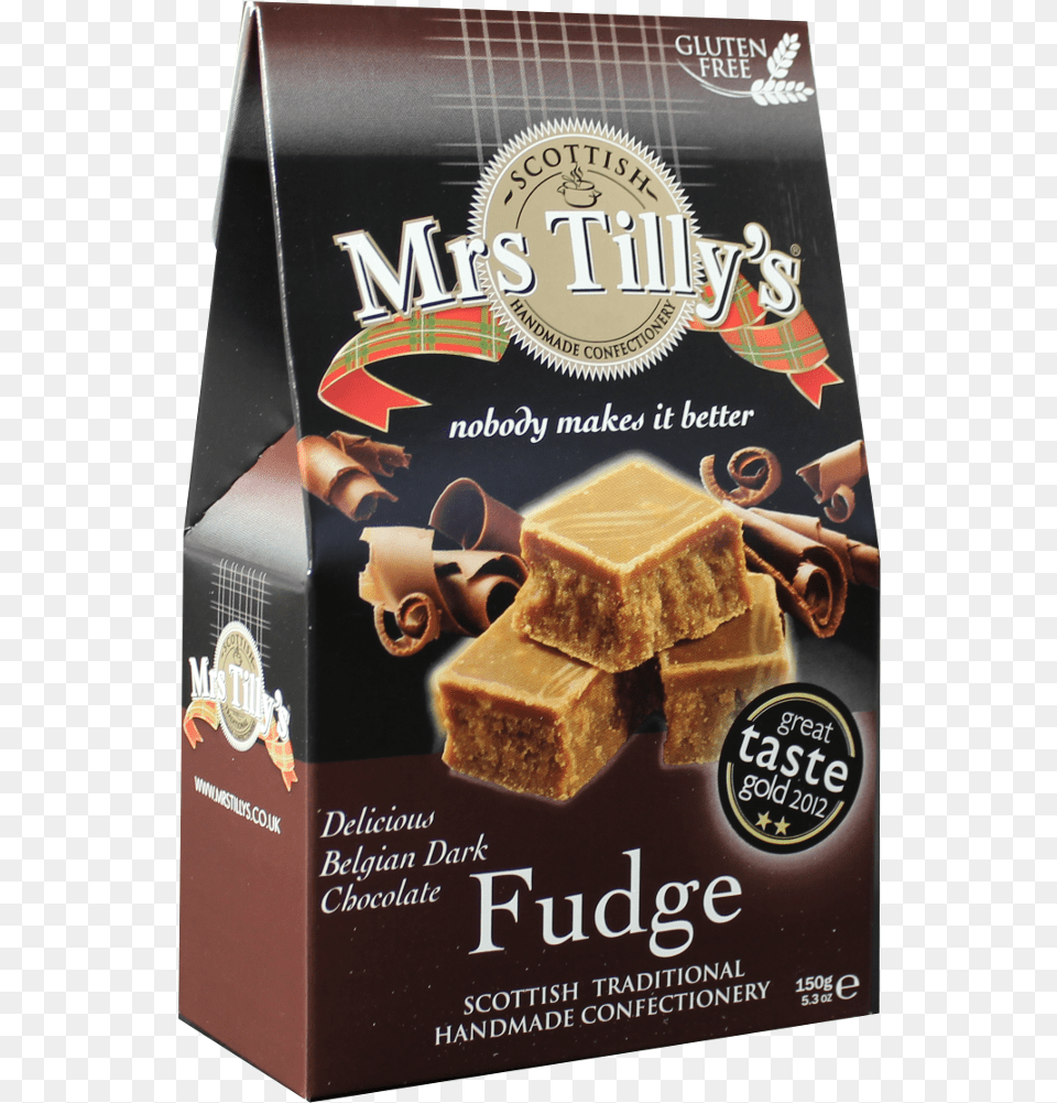 Belgian Chocolate Fudge Gift Box Mrs Tilly39s Fudge, Dessert, Food, Bread, Sweets Free Png