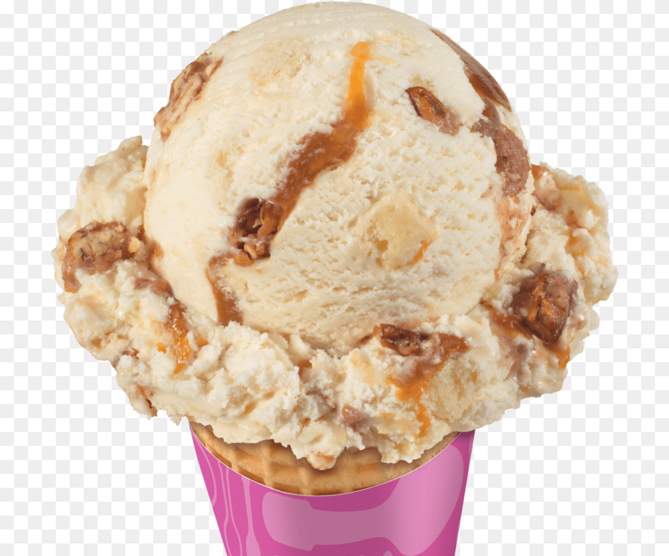 Belgian Waffle Baskin Robbins Canada Baskin Robbins Praline, Cream, Dessert, Food, Ice Cream Free Png Download