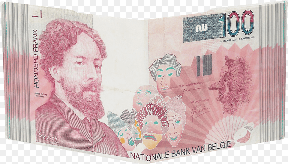 Belgium 100 Francs, Adult, Male, Man, Person Png Image