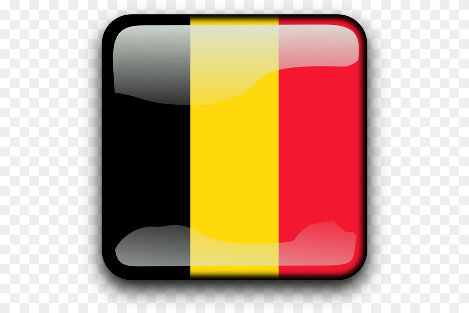 Belgium Flag Country Nationality Square Button Romania, Light, Traffic Light Free Png Download