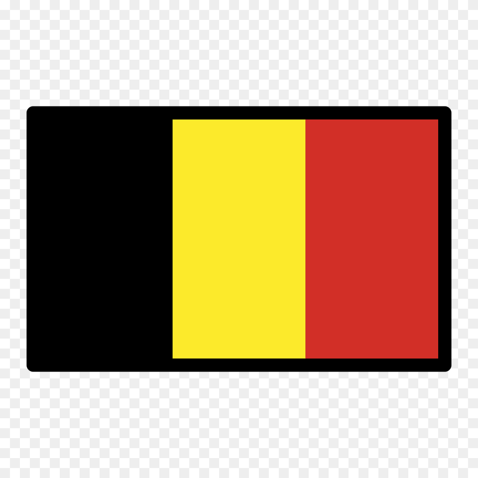 Belgium Flag Emoji Clipart, Belgium Flag, Blackboard Free Png