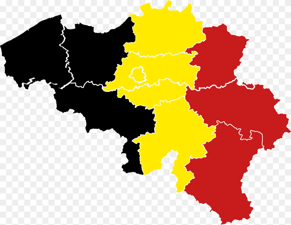 Belgium Flag Map, Atlas, Chart, Diagram, Plot Free Transparent Png