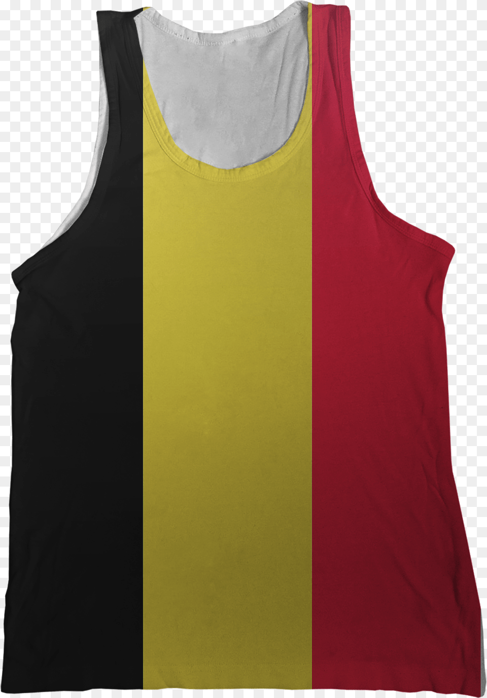 Belgium Flag Tank Top Vest, Clothing, Tank Top, Person Free Png Download