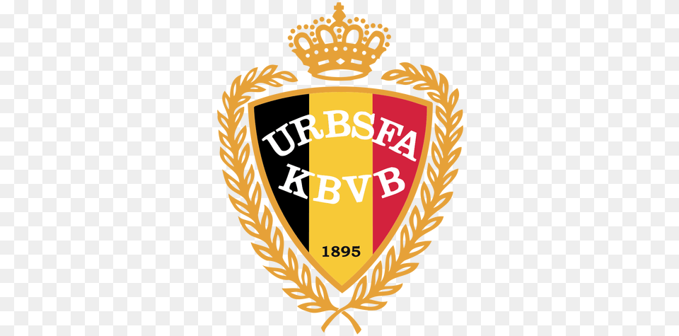 Belgium Football Team Logo Transparent U0026 Svg Vector File Belgium Football Logo, Badge, Symbol, Person, Emblem Png Image