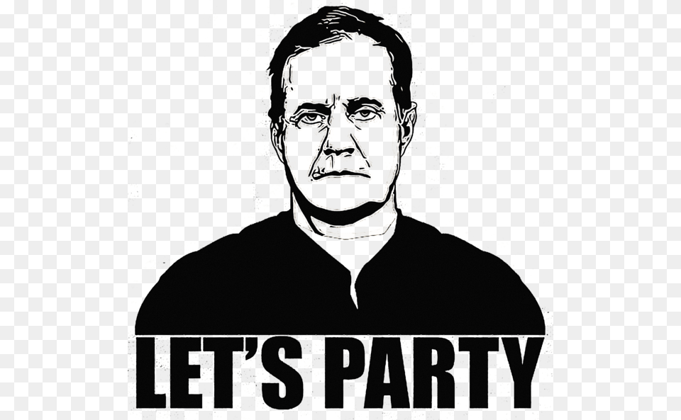 Belichick Lets Party, Adult, Portrait, Photography, Person Png