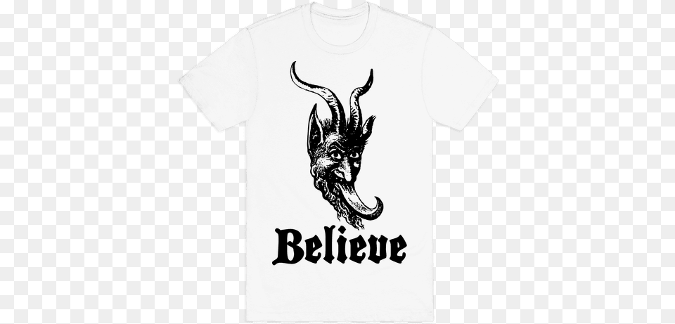 Believe In Krampus Mens T Shirt Houston I Can T Even, Clothing, T-shirt Free Png