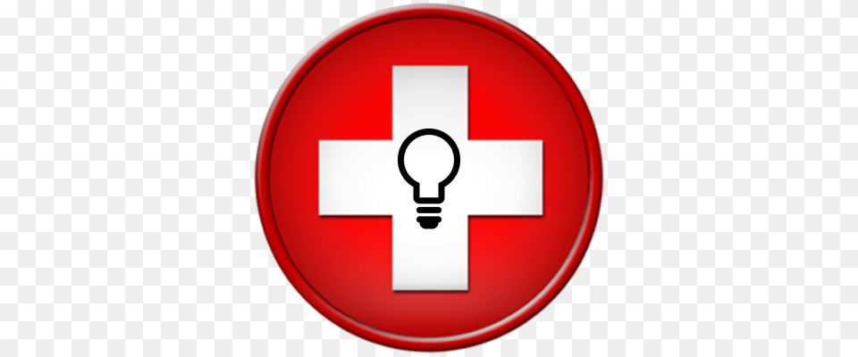 Believers And Non Believers Swiss Flag Button, Symbol, First Aid, Logo, Red Cross Png Image